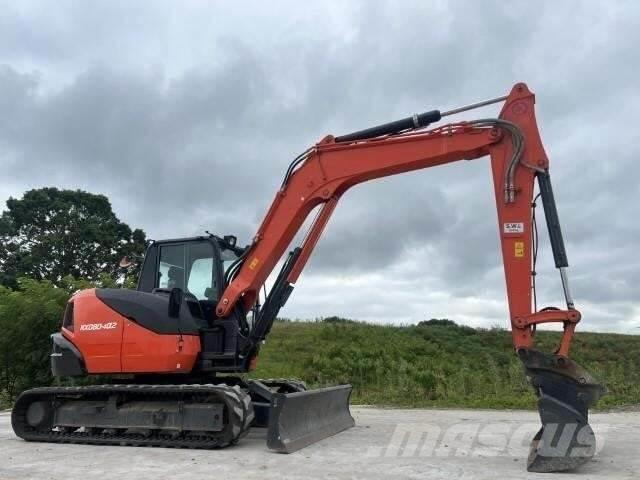 Kubota KX080-4A Koparki gąsienicowe