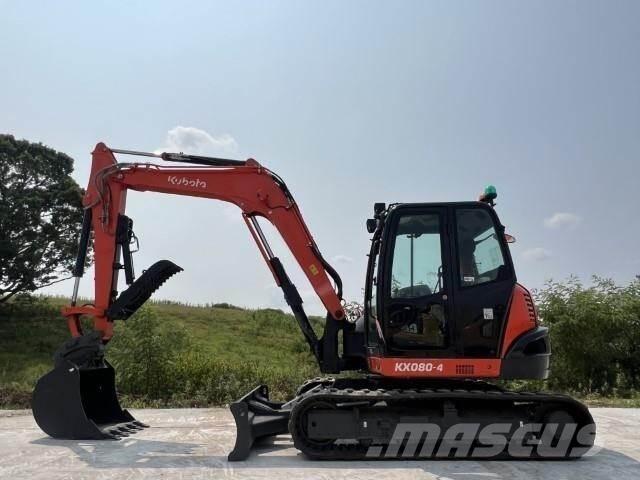 Kubota KX080-4A Koparki gąsienicowe