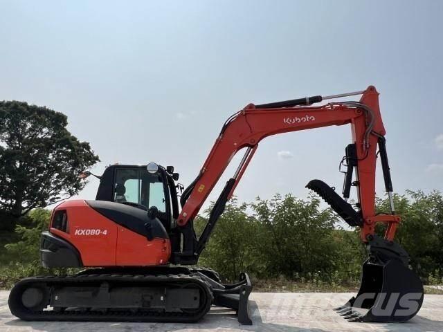 Kubota KX080-4A Koparki gąsienicowe