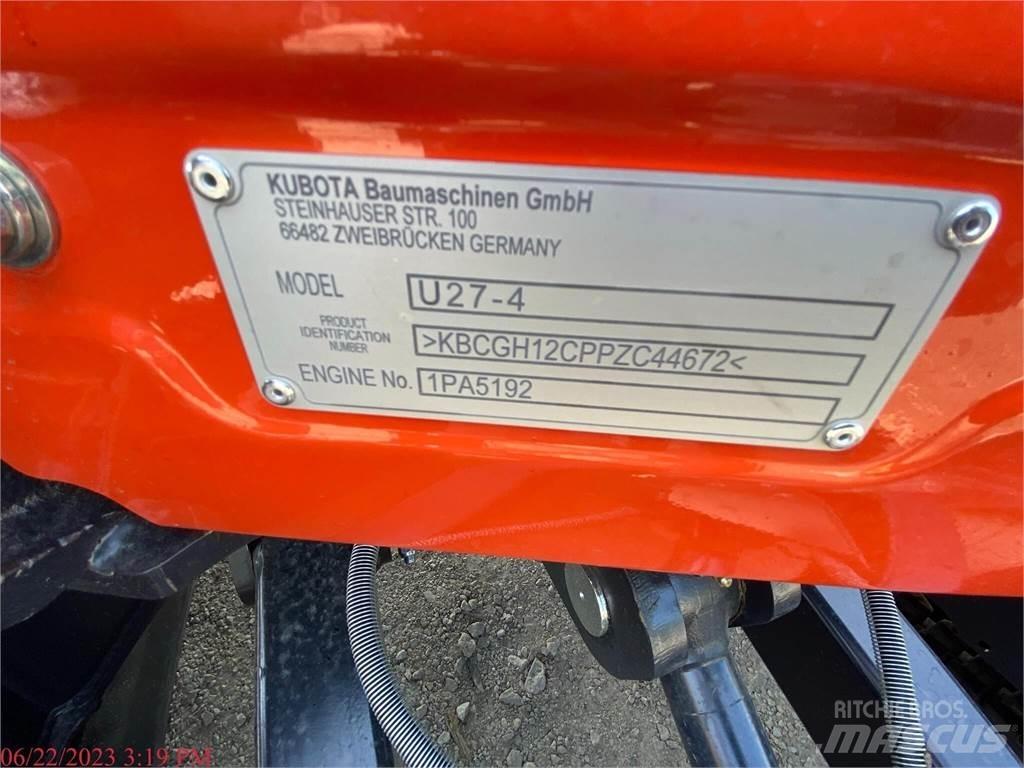 Kubota U27-4 Minikoparki