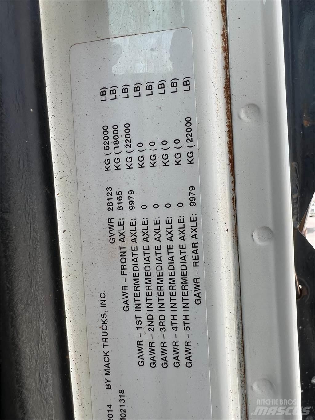 Mack GRANITE GU713 Maszyny budowlane - Inne