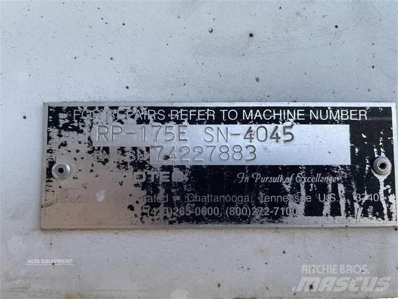 Roadtec RP175 Rozściełacze do asfaltu
