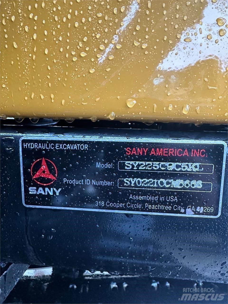 Sany SY225C Koparki gąsienicowe