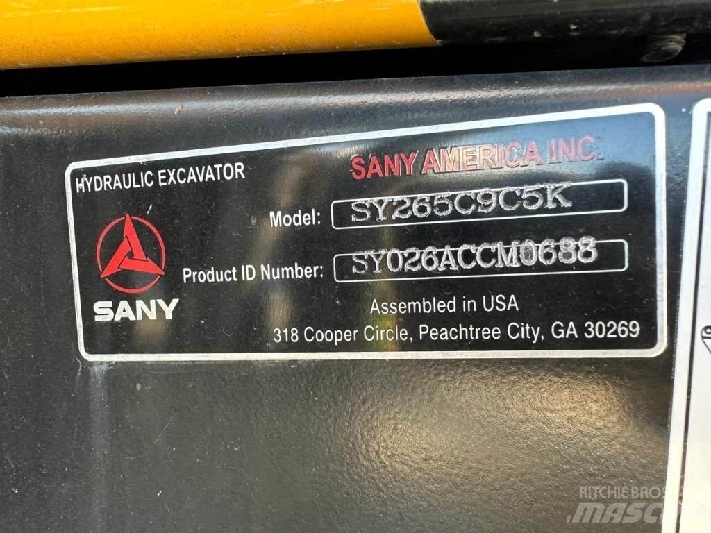 Sany SY265C LC Koparki gąsienicowe