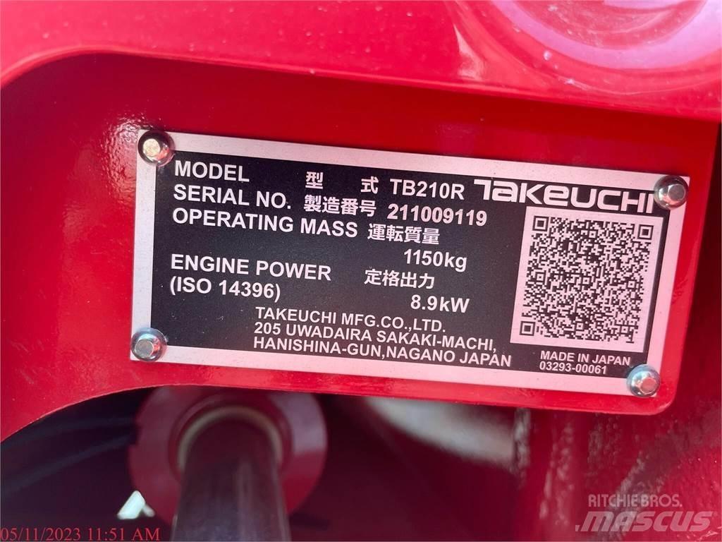 Takeuchi TB210R Minikoparki