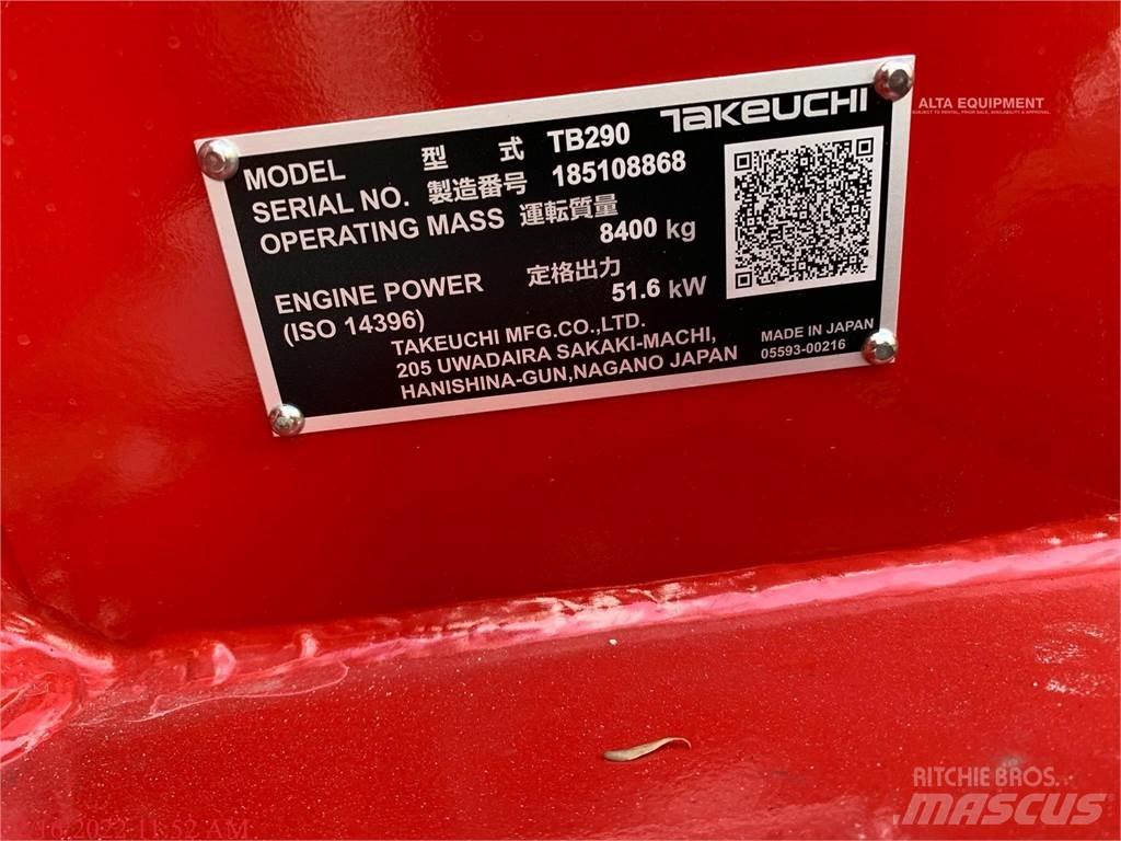 Takeuchi TB290 Koparki gąsienicowe