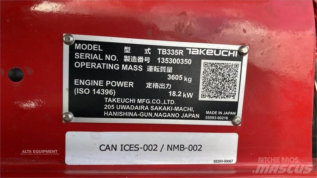 Takeuchi TB335R Minikoparki