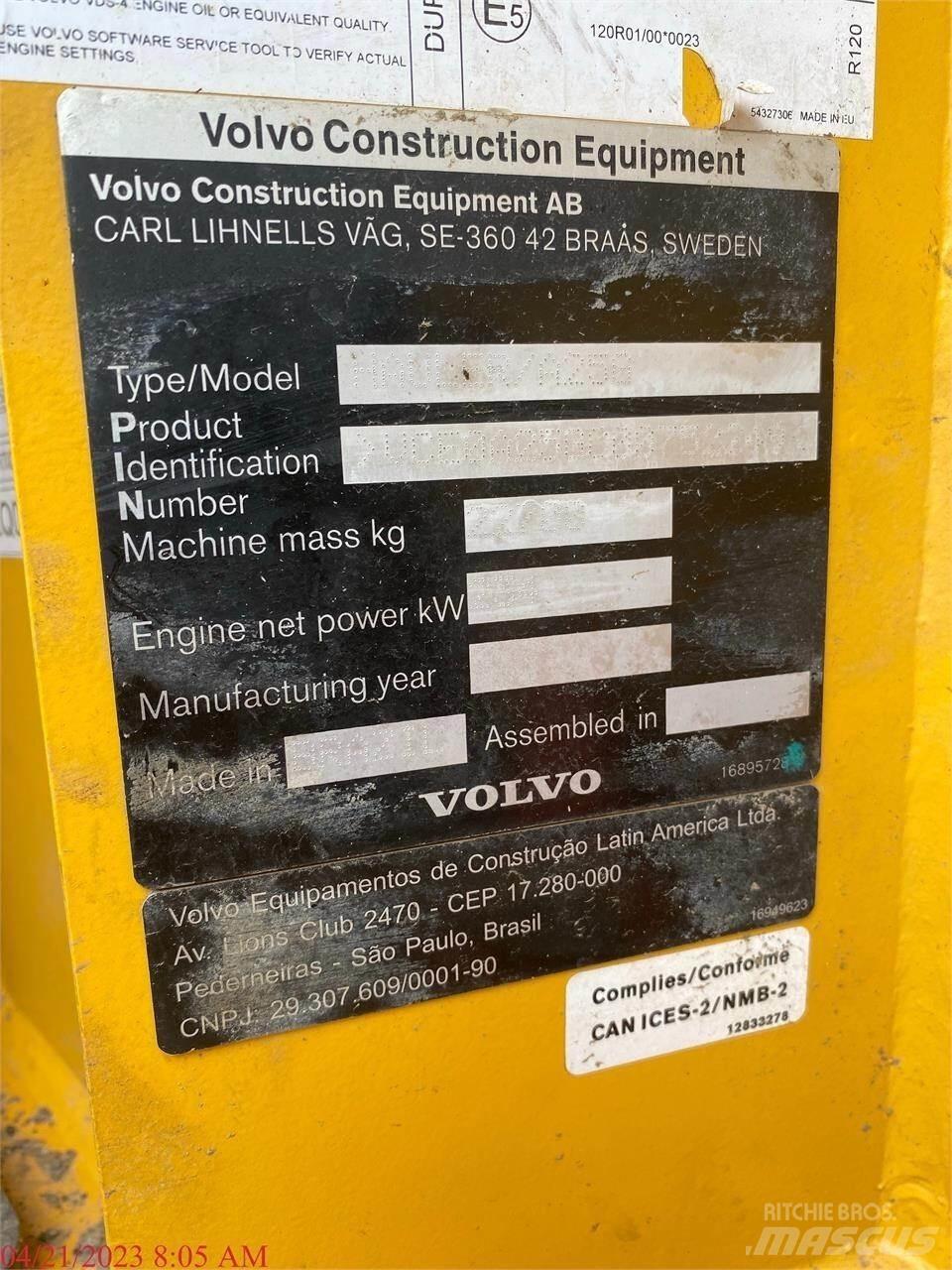 Volvo A25G Wozidła przegubowe
