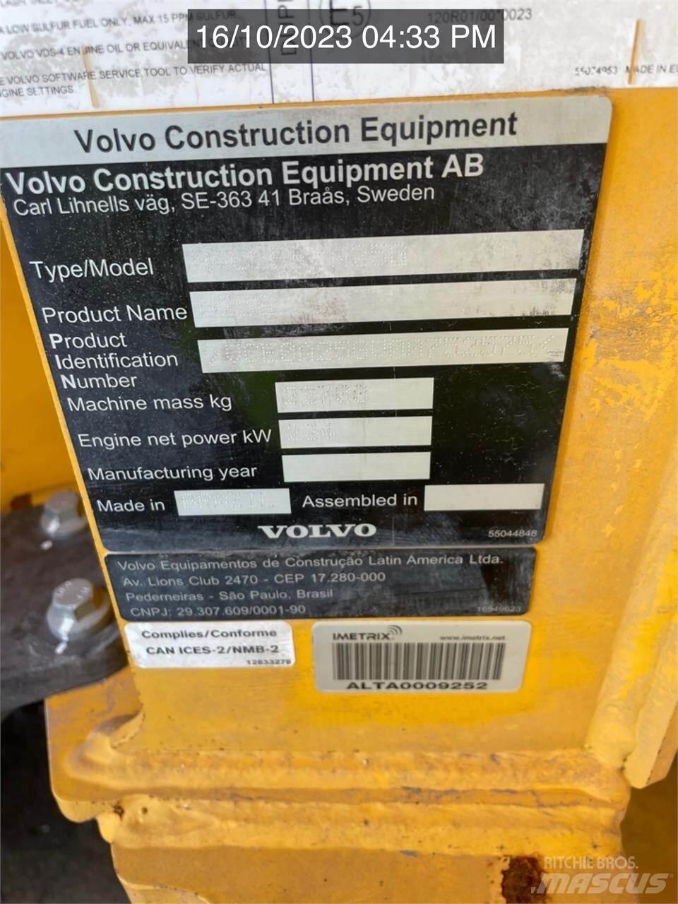 Volvo A25G Wozidła przegubowe
