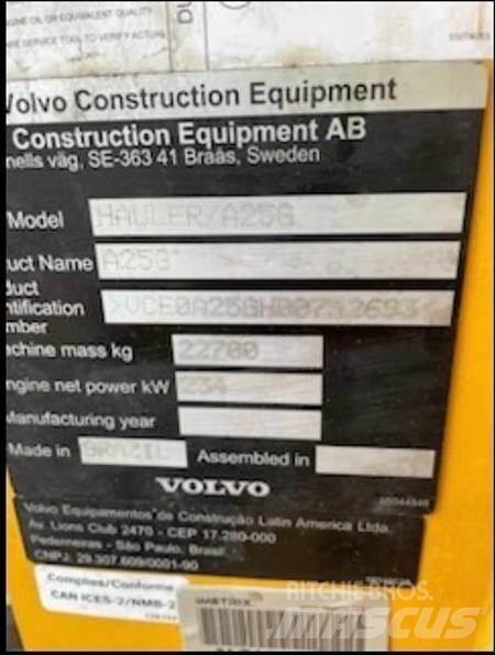 Volvo A25G Wozidła przegubowe