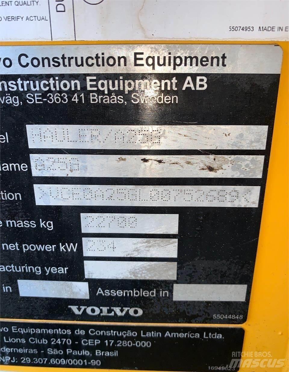 Volvo A25G Wozidła przegubowe