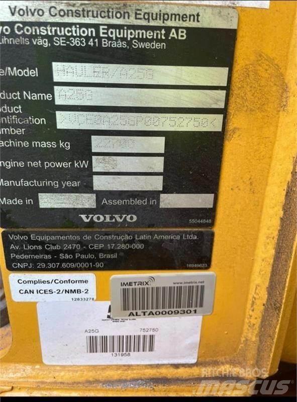 Volvo A25G Wozidła przegubowe
