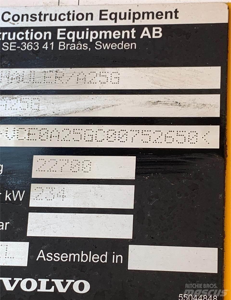 Volvo A25G Wozidła przegubowe