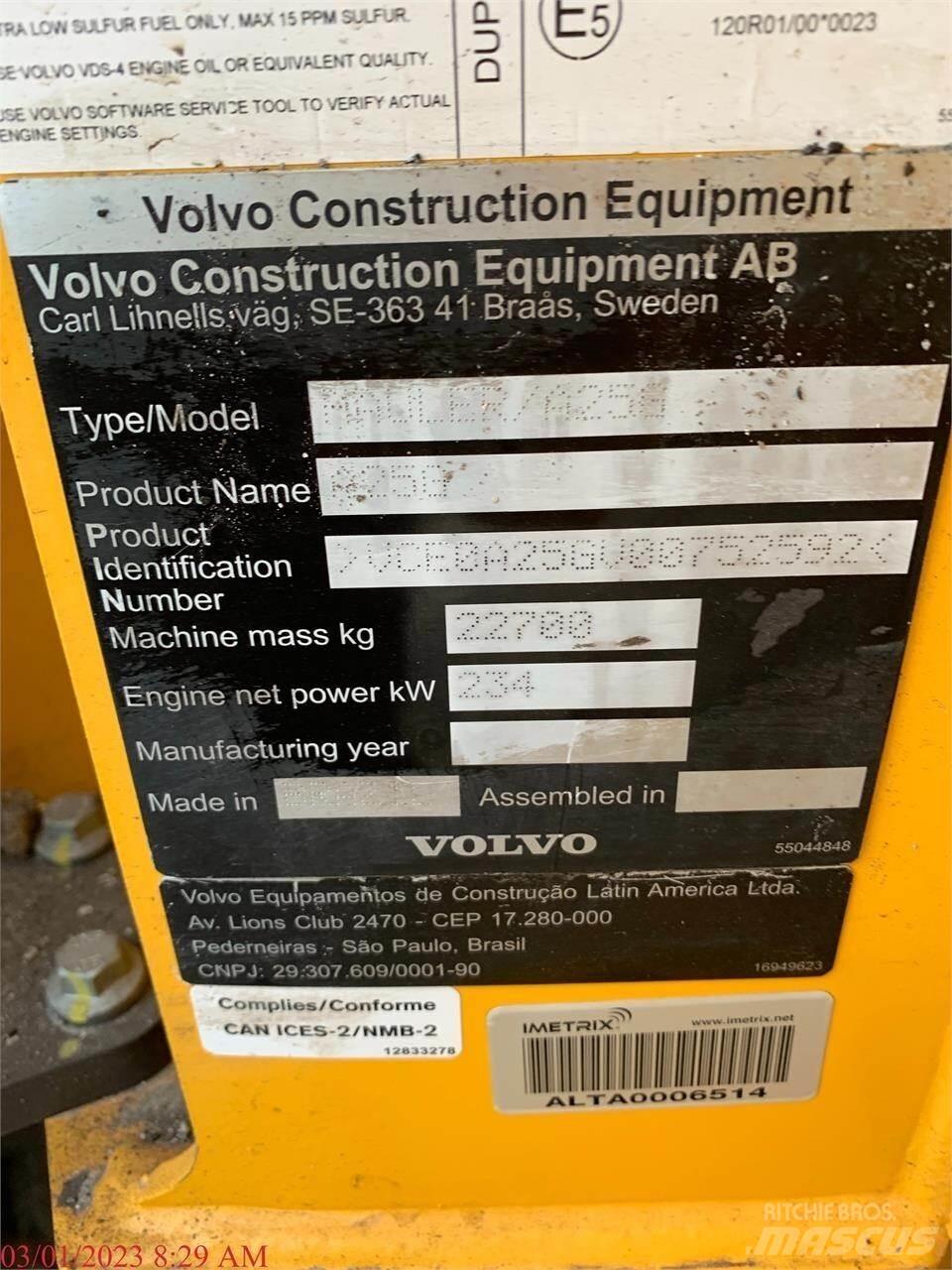 Volvo A25G Wozidła przegubowe