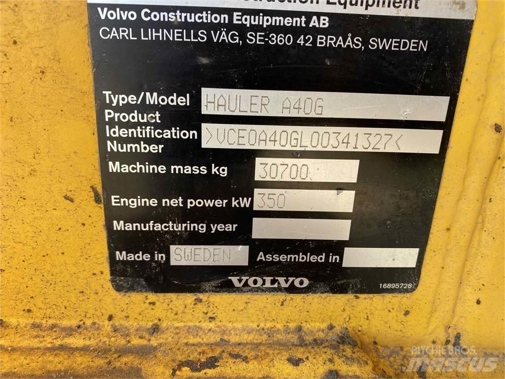 Volvo A40G Wozidła przegubowe