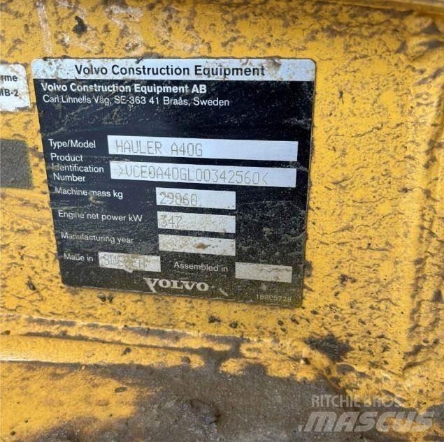 Volvo A40G Wozidła przegubowe