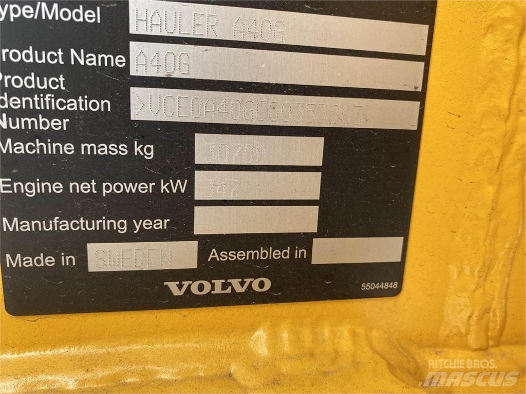 Volvo A40G Wozidła przegubowe