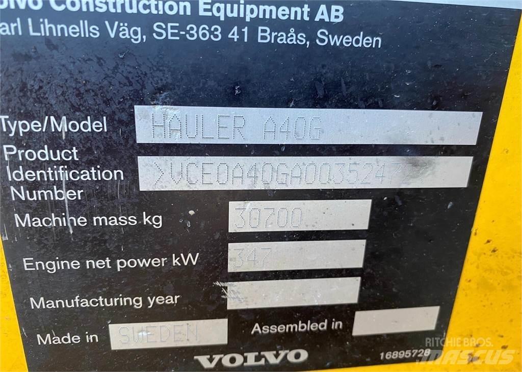 Volvo A40G Wozidła przegubowe