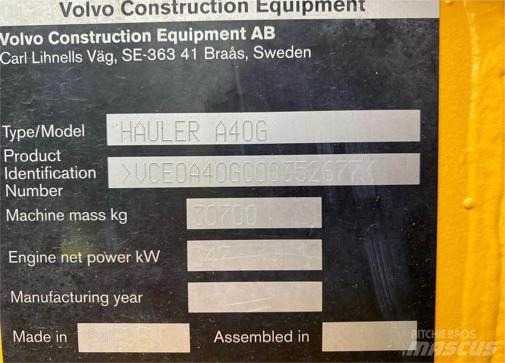 Volvo A40G Wozidła przegubowe