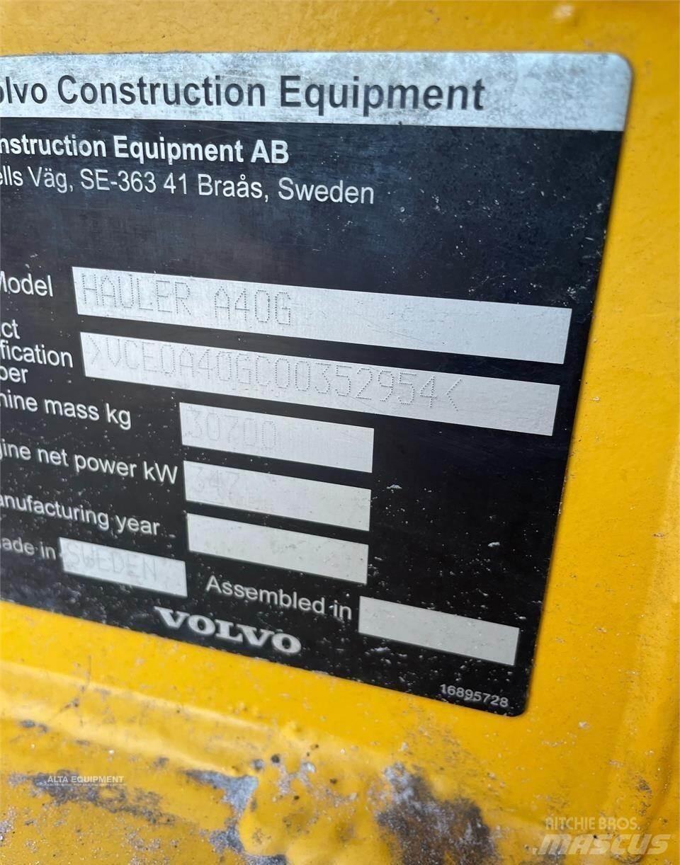 Volvo A40G Wozidła przegubowe
