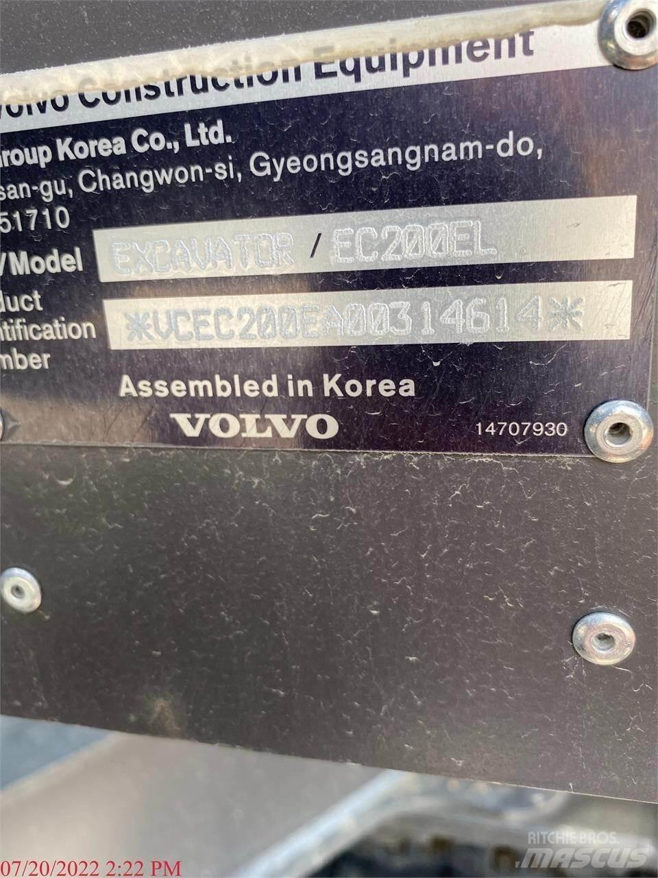 Volvo EC200EL Koparki gąsienicowe