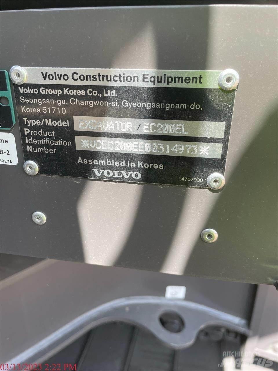 Volvo EC200EL Koparki gąsienicowe
