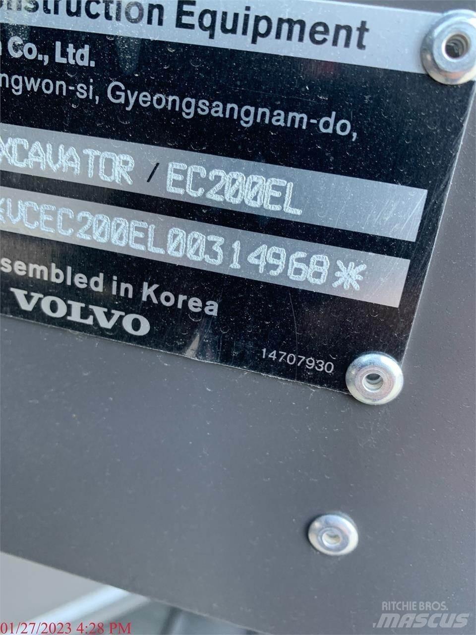Volvo EC200EL Koparki gąsienicowe