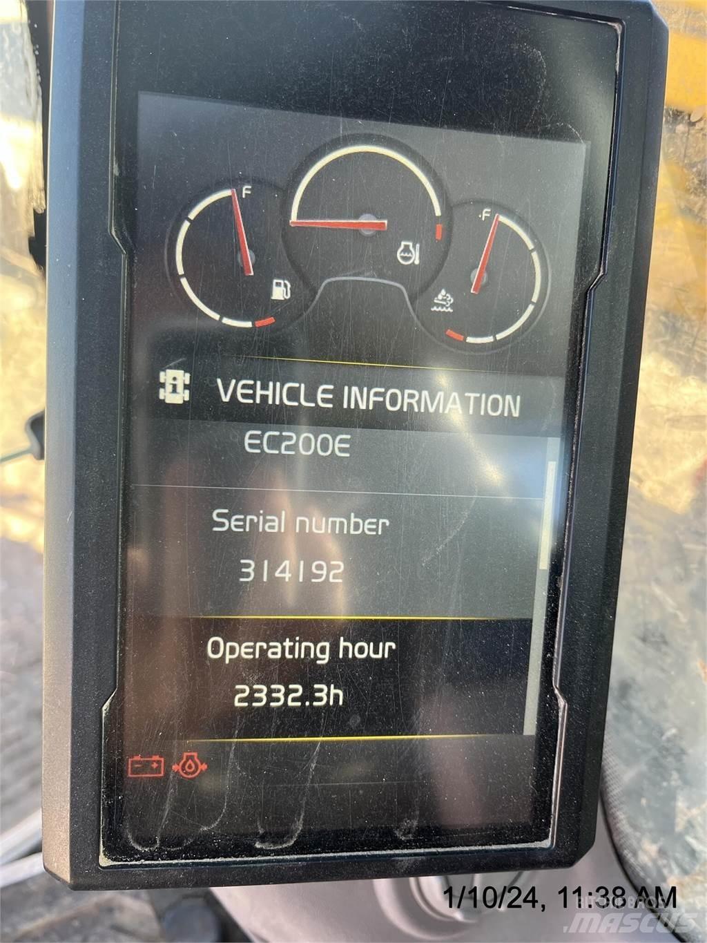 Volvo EC200EL Koparki gąsienicowe