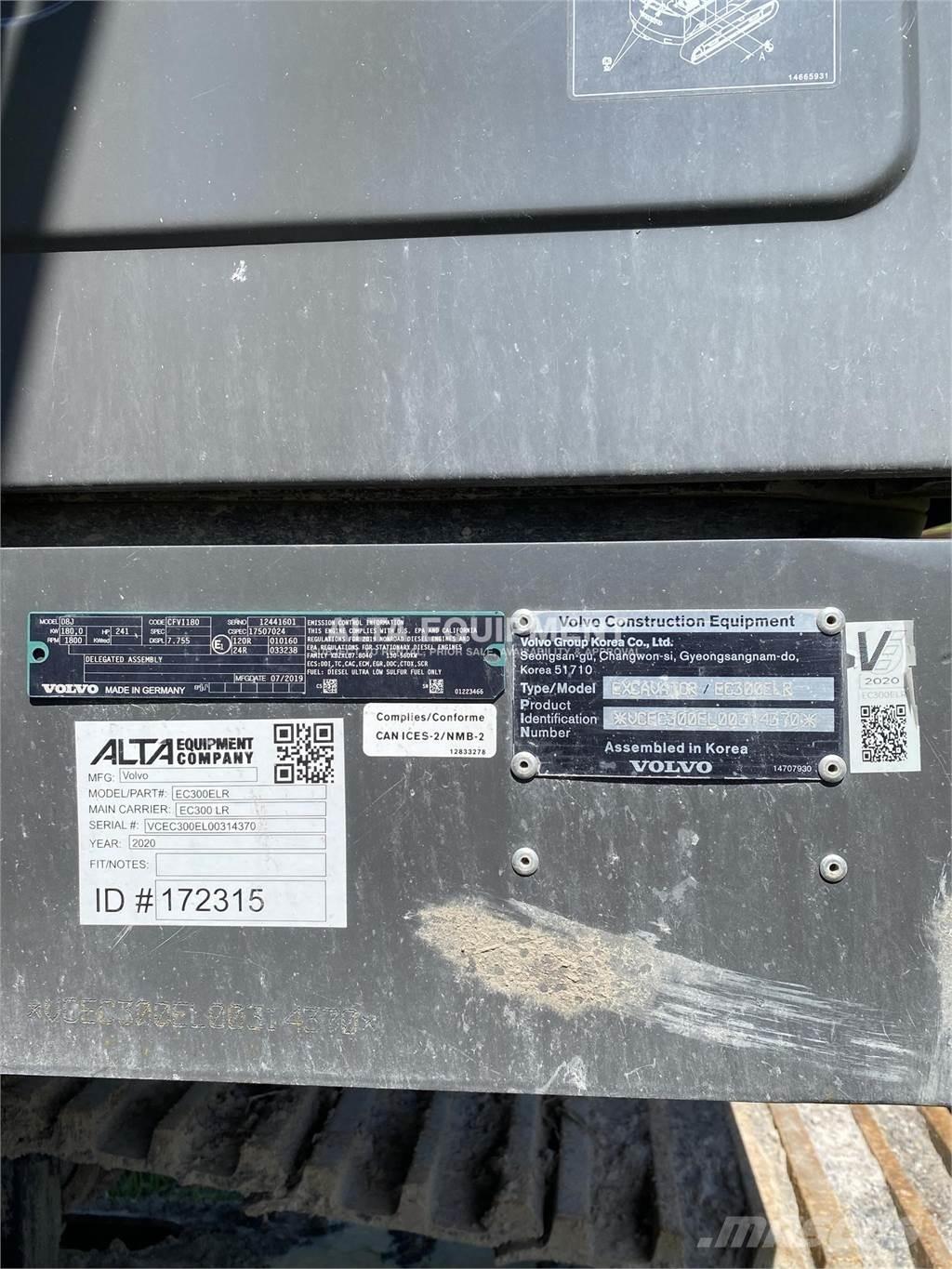 Volvo EC300E LR Koparki gąsienicowe