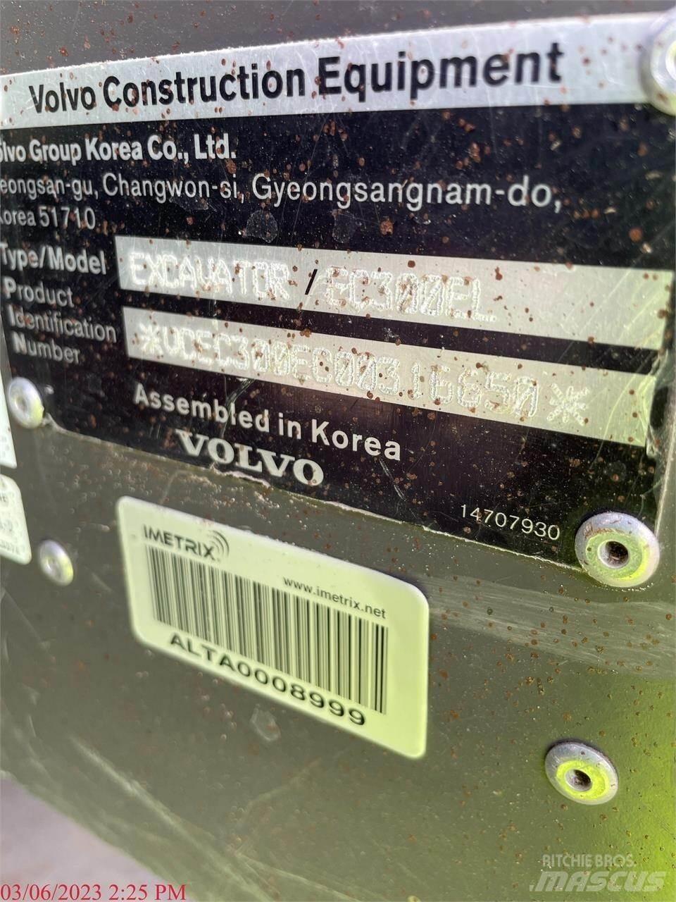 Volvo EC300EL Koparki gąsienicowe