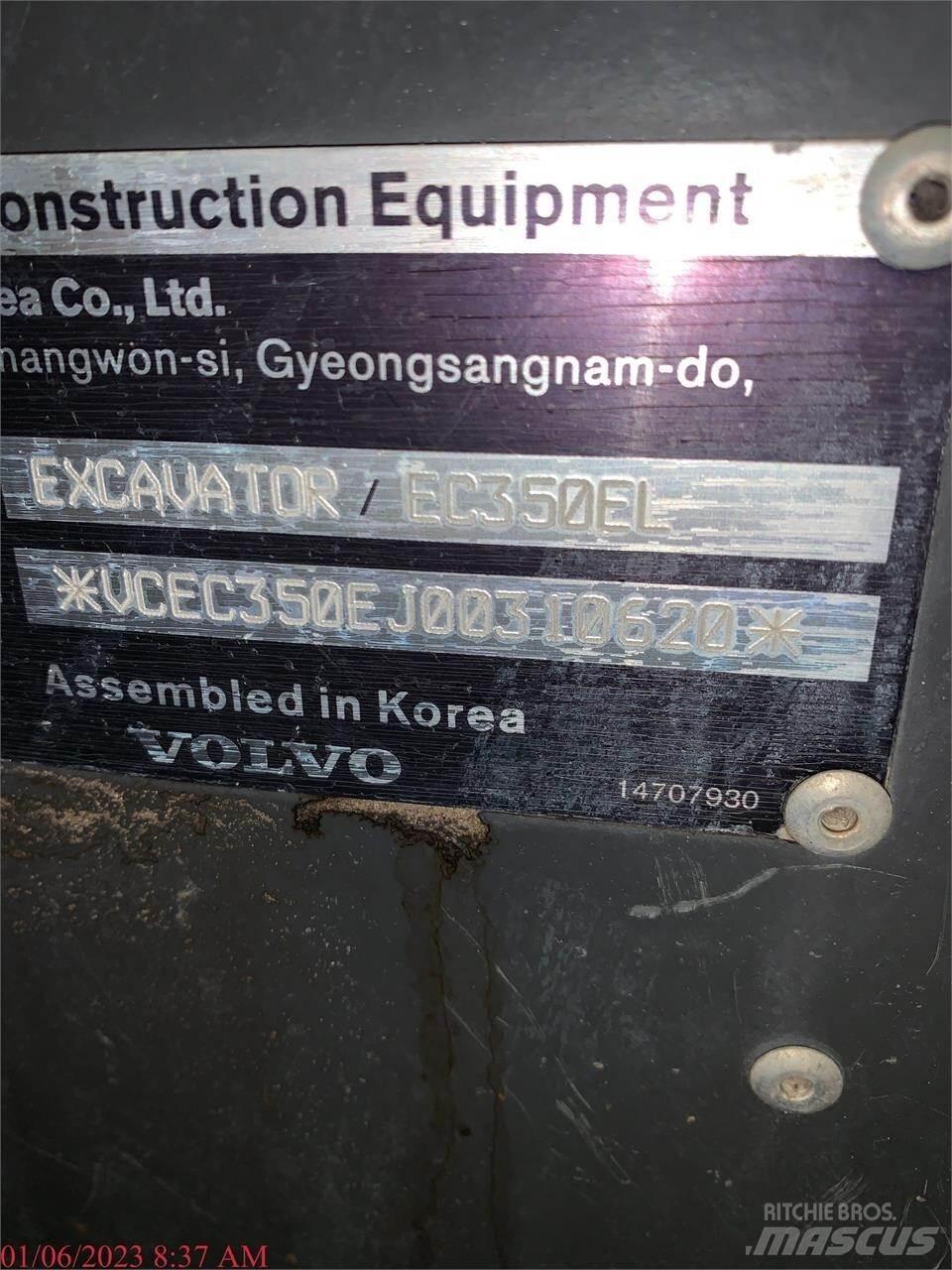 Volvo EC350EL Koparki gąsienicowe