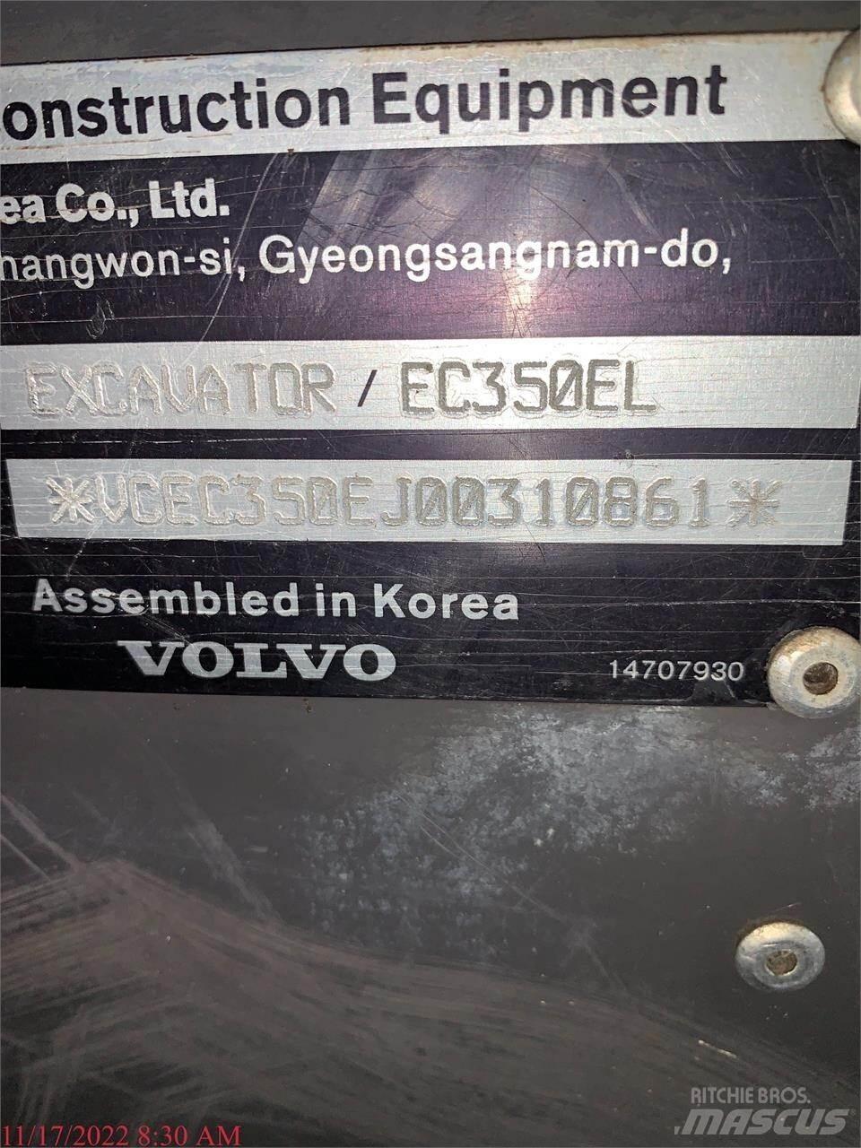 Volvo EC350EL Koparki gąsienicowe