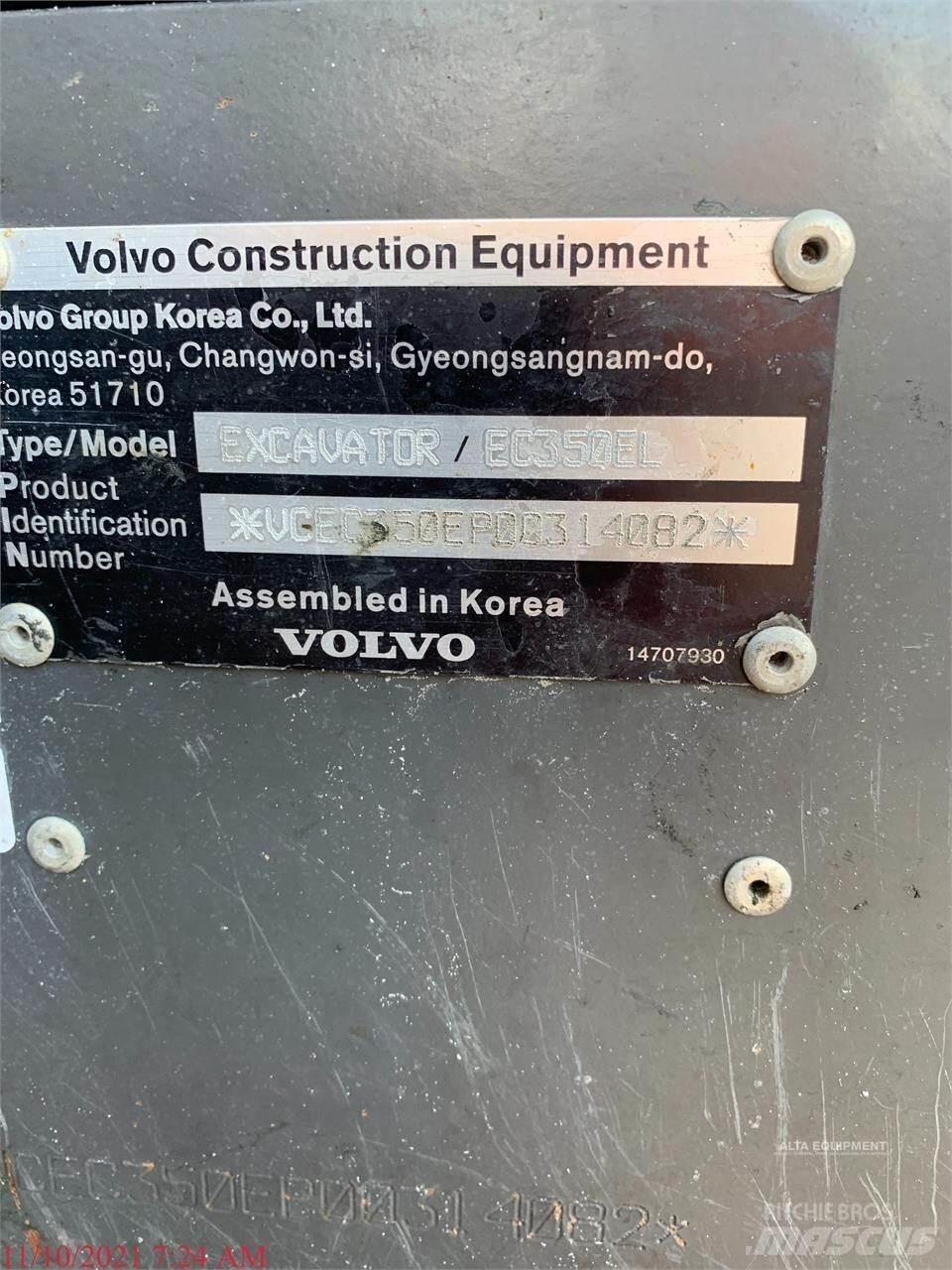 Volvo EC350EL Koparki gąsienicowe