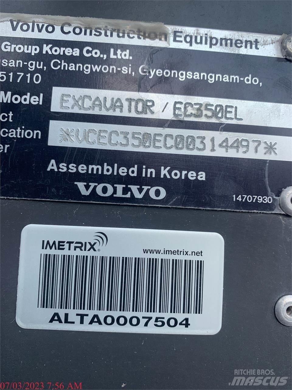 Volvo EC350EL Koparki gąsienicowe