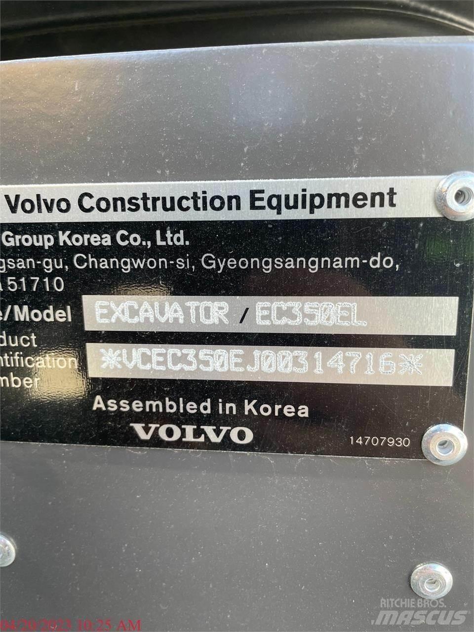 Volvo EC350EL Koparki gąsienicowe