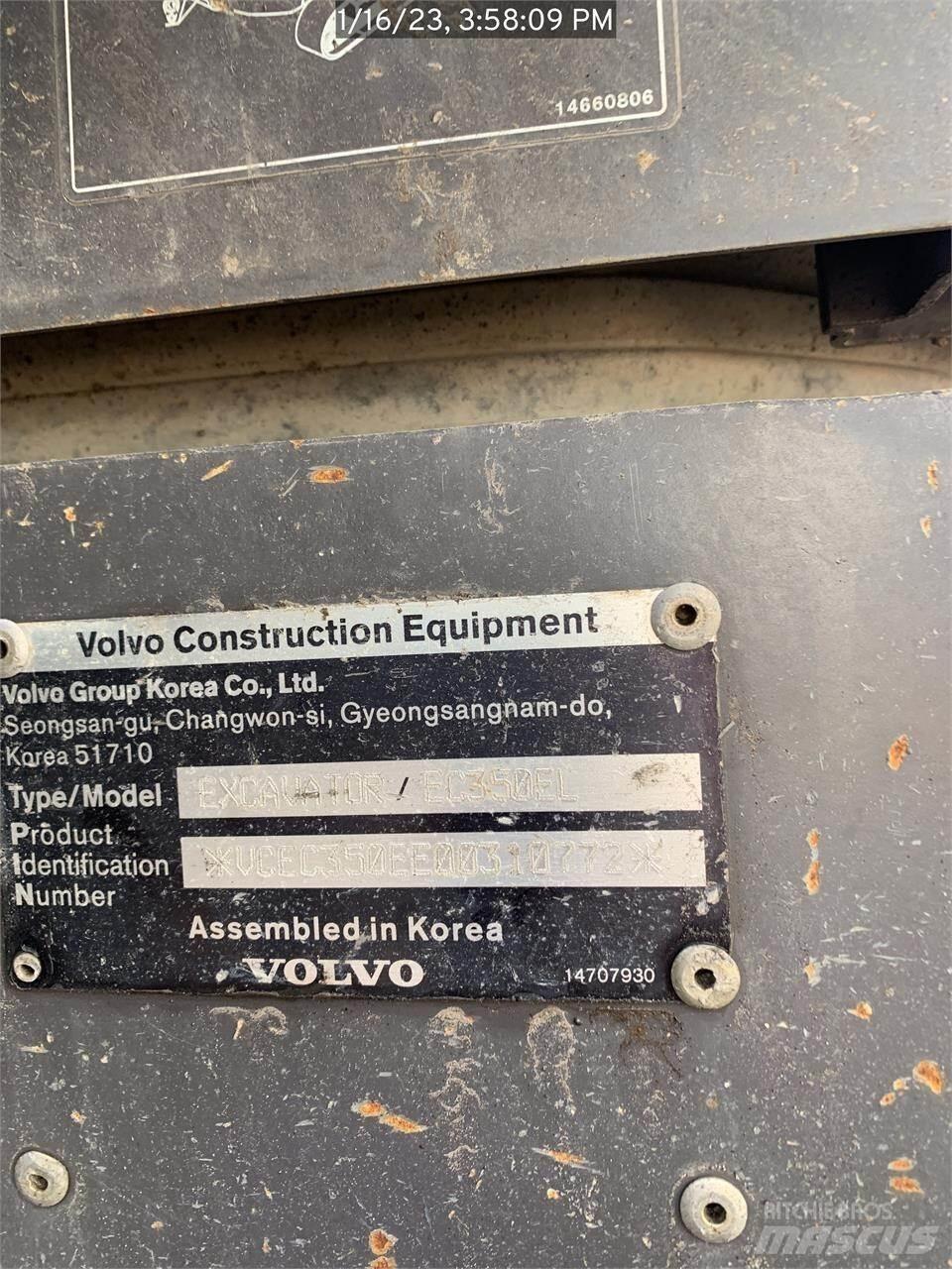Volvo EC350EL Koparki gąsienicowe