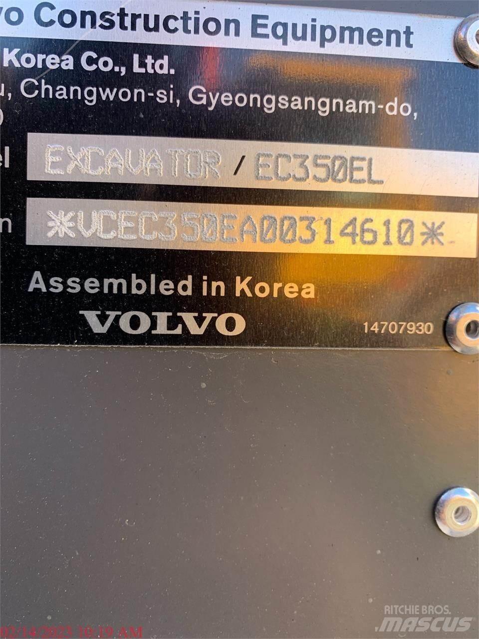 Volvo EC350EL Koparki gąsienicowe