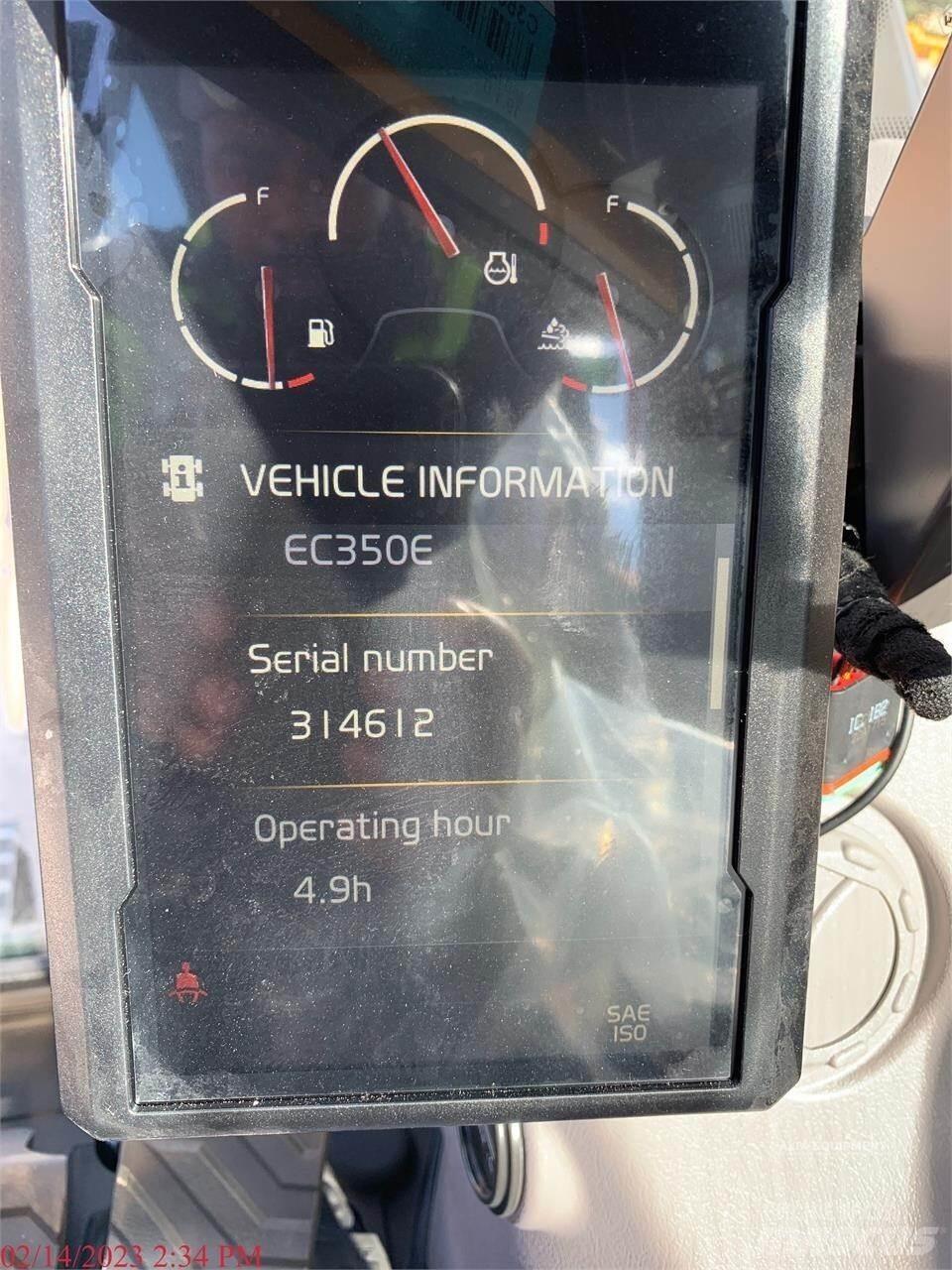 Volvo EC350EL Koparki gąsienicowe