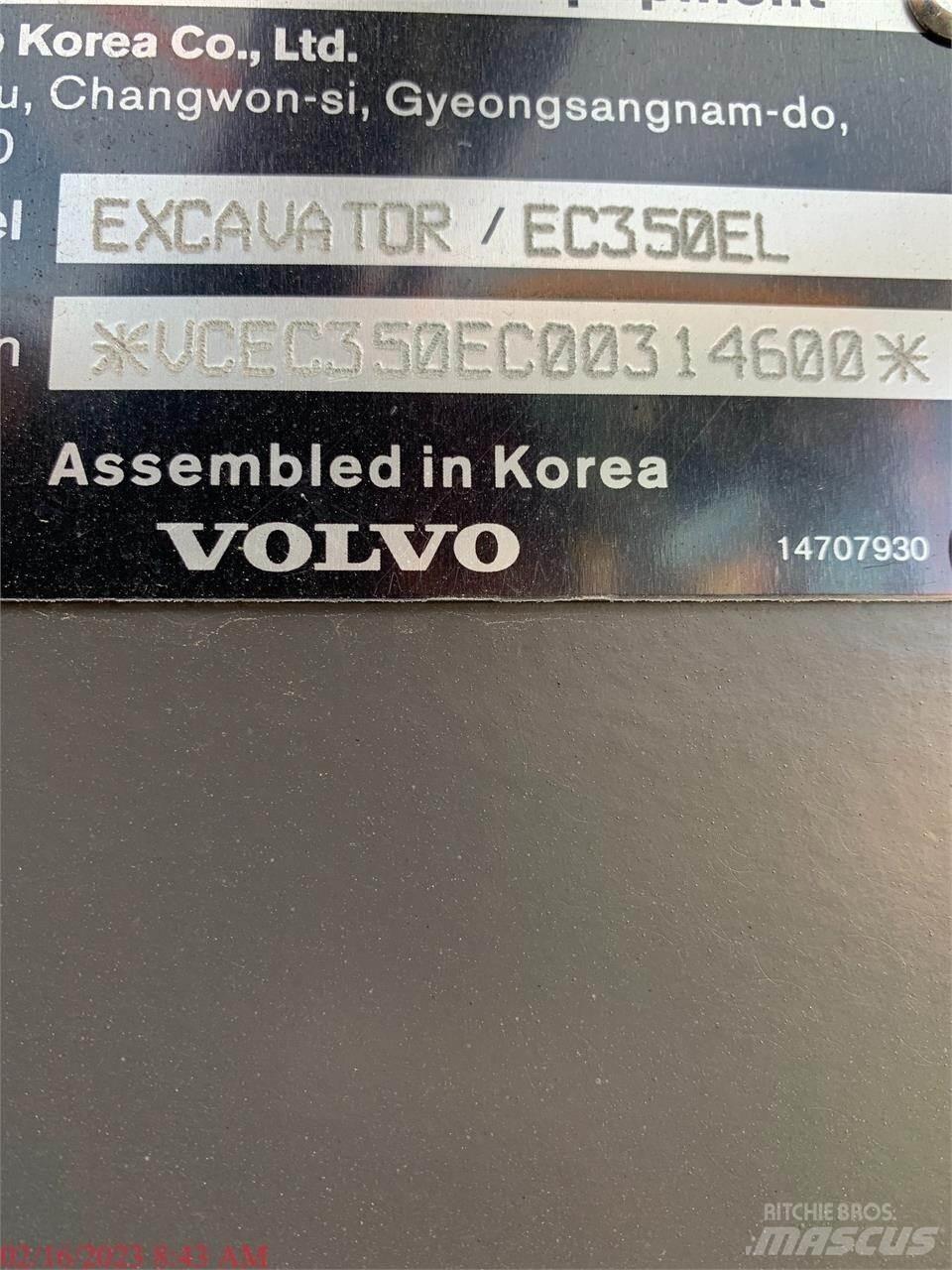 Volvo EC350EL Koparki gąsienicowe