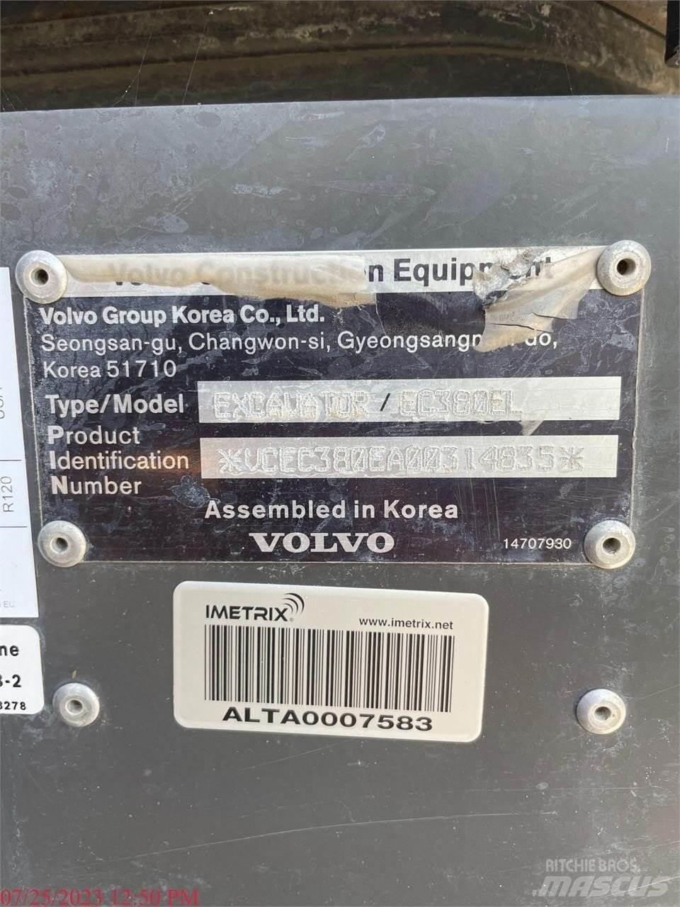 Volvo EC380EL Koparki gąsienicowe