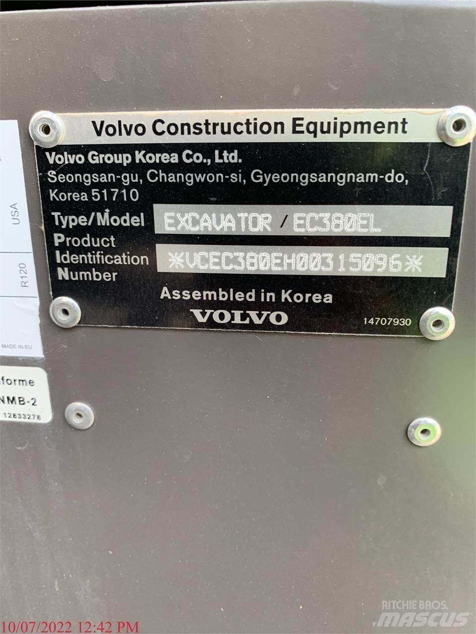 Volvo EC380EL Koparki gąsienicowe