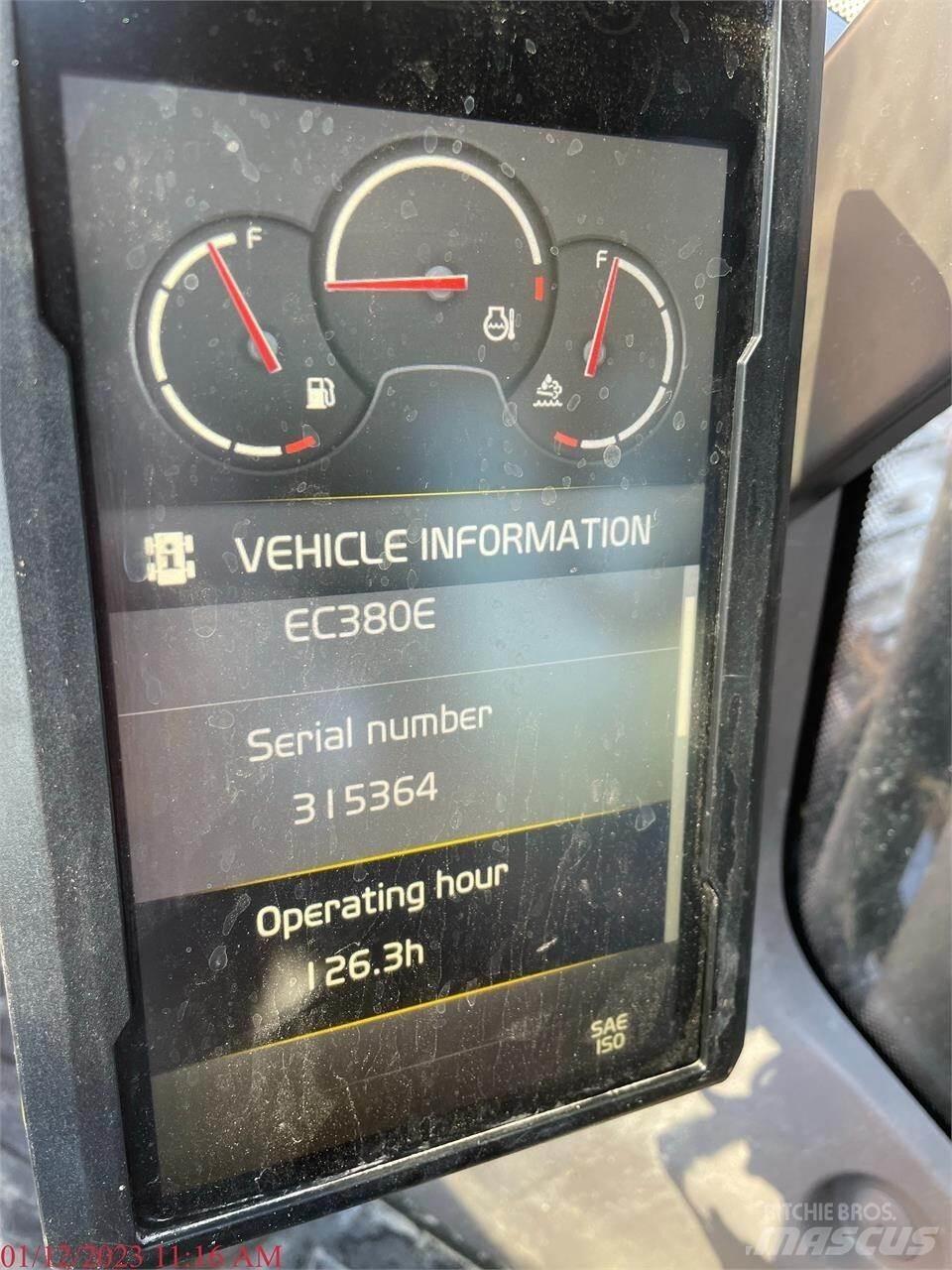 Volvo EC380EL Koparki gąsienicowe
