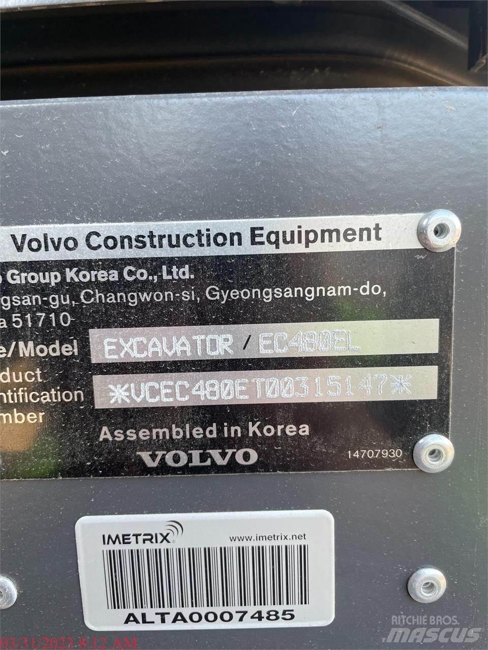 Volvo EC480EL Koparki gąsienicowe