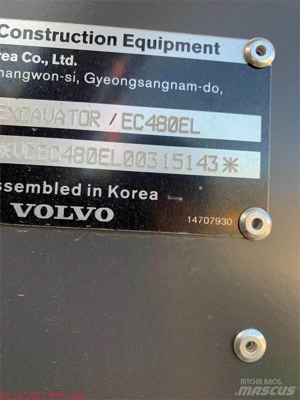 Volvo EC480EL Koparki gąsienicowe