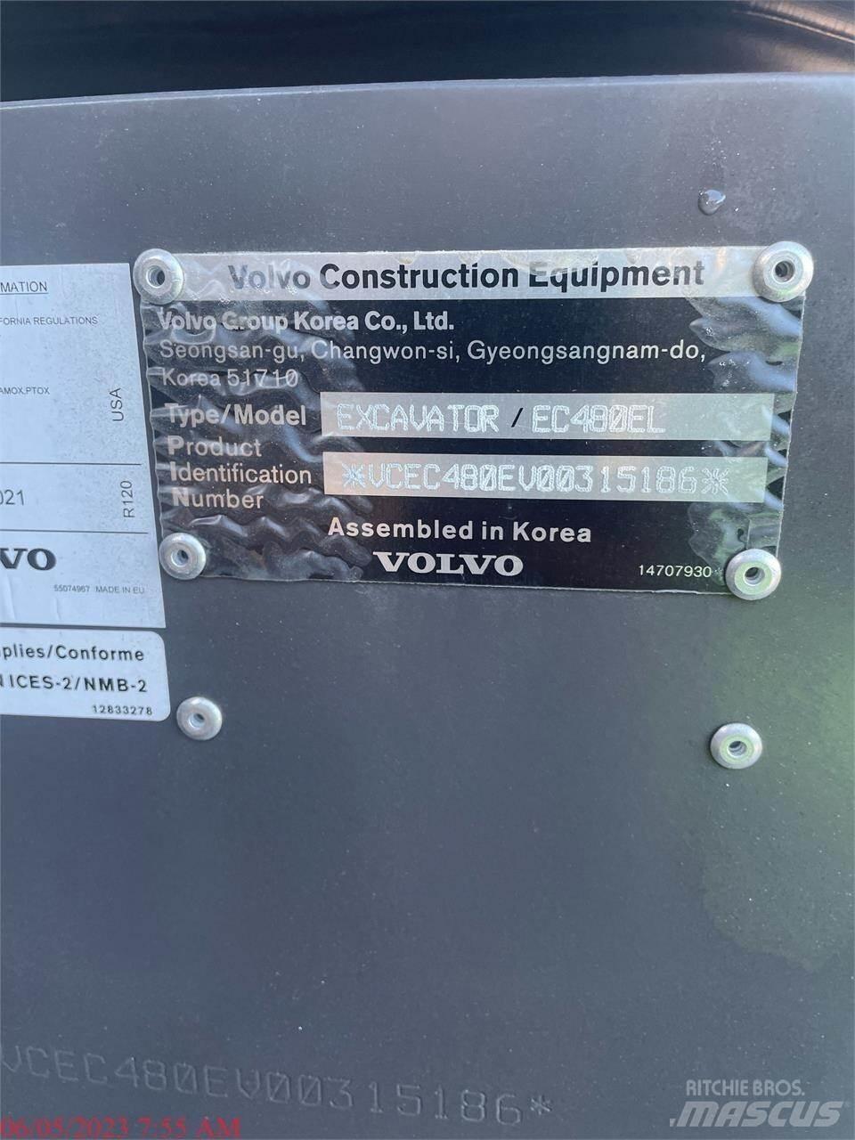 Volvo EC480EL Koparki gąsienicowe