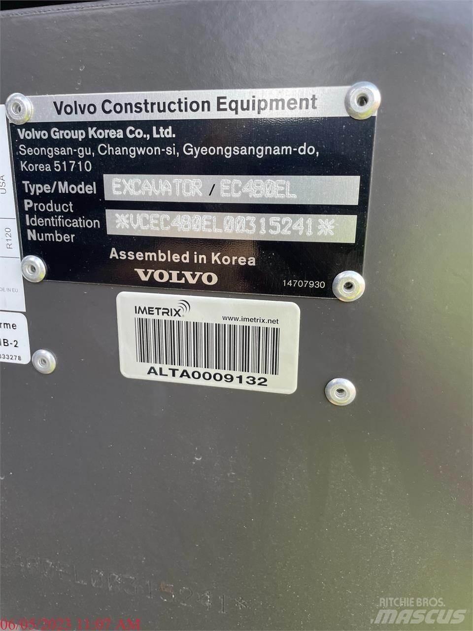 Volvo EC480EL Koparki gąsienicowe