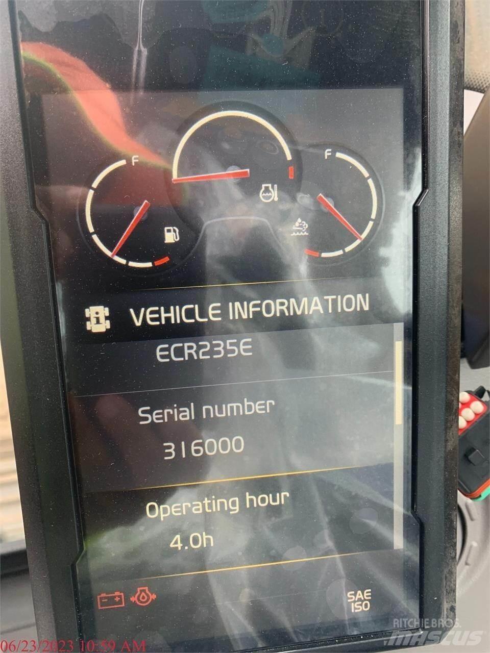 Volvo ECR235EL Koparki gąsienicowe