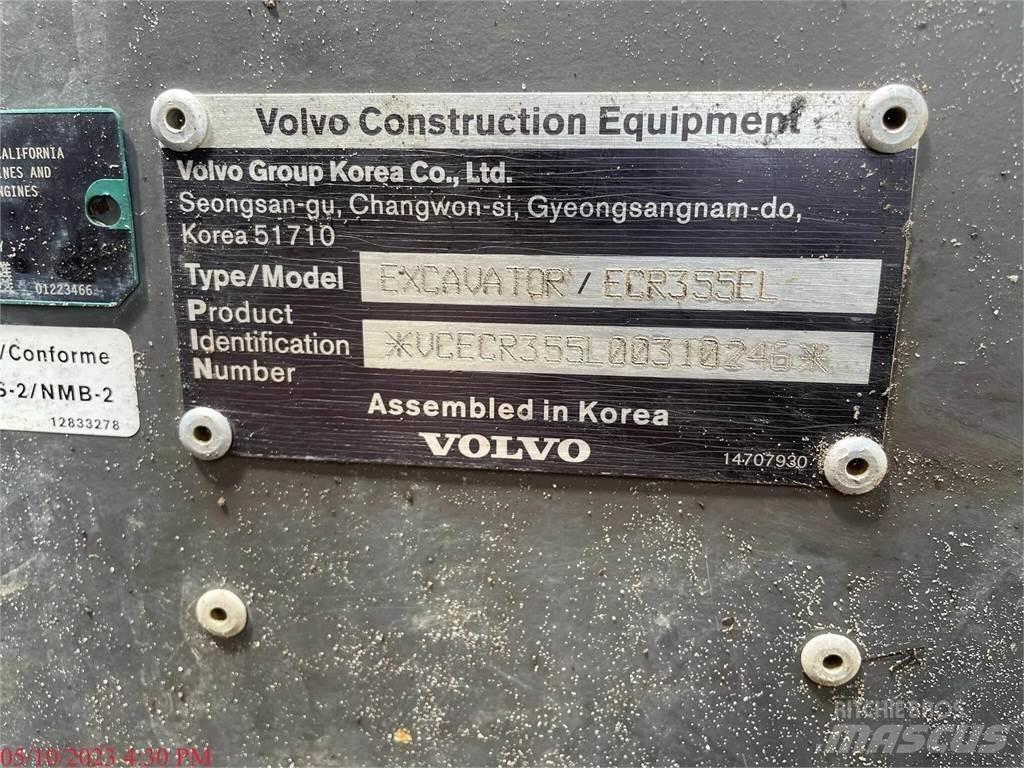 Volvo ECR355EL Koparki gąsienicowe