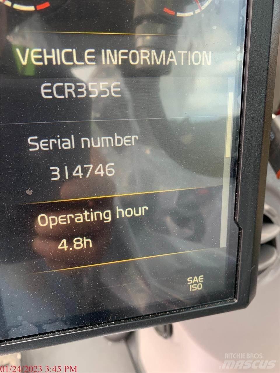 Volvo ECR355EL Koparki gąsienicowe