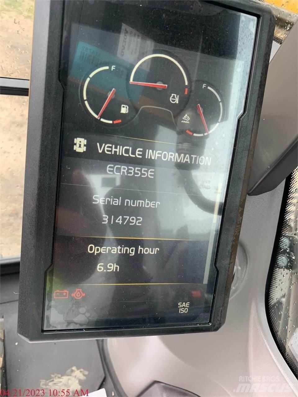 Volvo ECR355EL Koparki gąsienicowe